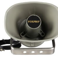 Foxpro SP60 External Speaker  8ft Speaker Cable, Mounting Bracket, 3.5mm Plug