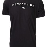 Glock AA75125 Perfection Pistol  Black Cotton Short Sleeve Medium
