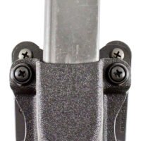 DeSantis Gunhide A86KJKKZ0 Quantico Single Mag Pouch OWB Black Kydex, Belt Clip Fits Belts Up To 1.50" Wide, Compatible w/Sig P365, Ambidextrous