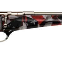 Savage Arms 13801 Rascal  Youth 22 LR 1rd 16.13" Satin Black Sporter Barrel, Satin Black Carbon Steel Receiver, American Flag Fixed Synthetic Stock, Right Hand