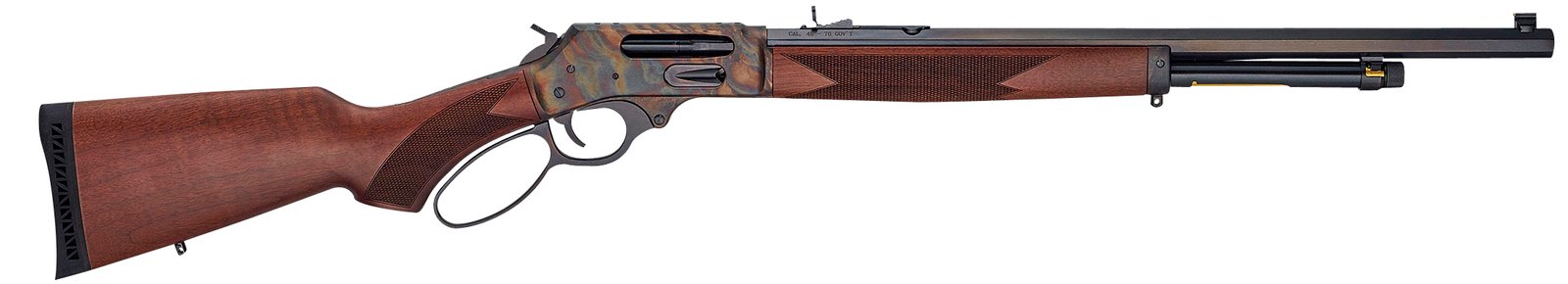 Henry H012GCC Big Boy Side Gate Full Size 44 Mag 10+1 20" Blued Steel Barrel, Color Case Hardened Steel Receiver, American Walnut Stock Right Hand