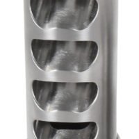 American Precision Arms G2F5838S Gen 2 Fat Bastard Self Timing Brake Stainless Steel with 5/8"-24 tpi Threads, 3.30" OAL & 1.115" Diameter for 338 Cal Rifle