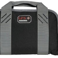 GPS Bags 1107PCCB Double Compact Black Holds 1-2 Handguns