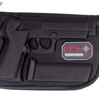 GPS Bags 909PC Custom Molded  w/ Lockable Zippers Internal Mag Holder & Black Finish for Beretta 92/96 & Taurus PT92