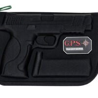 GPS Bags 912PC Custom Molded  w/ Lockable Zippers Internal Mag Holder & Black Finish for S&W M&P Full-Size/Compact (9mm Luger/40 S&W/45 ACP)