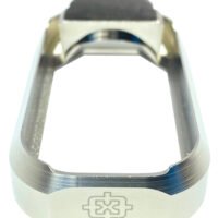 Cross Armory CRGFMWSV Flared Magwell Compatible w/Glock Gen1-3 Silver Anodized Aluminum