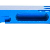 Cross Armory CRG5MCBL Mag Catch  Extended Compatible w/Glock Gen4-5 Blue Anodized Aluminum