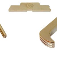 Cross Armory CRG5OKSV 3 Piece Kit  Extended Compatible w/Glock 17/19/26/34 Gen5 Silver Anodized Steel/Aluminum