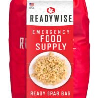 ReadyWise RW01641 7 Day Emergency Grab Bag  60 Servings, 10 Mylar Pouches, 13,920 Total Calories, About 60 Cups of Water Needed