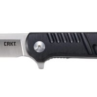 CRKT 4031 Razel GT 3.02" Folding Chisel Plain Satin 8Cr13MoV SS Blade Black/ Aluminum Handle Includes Pocket Clip