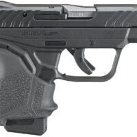 Ruger 13714 LCP II  22 LR 10+1 2.75" Satin Stainless Steel Barrel, Black Oxide Serrated Slide, Black Polymer Frame, Black Hogue HandALL Rubber Grip, Lite Rack System, Right Hand