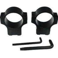 CZ-USA 40087 CZ Rings 457/455  Matte Black 30mm Medium