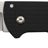 Cold Steel CS26WD Air Lite 3.50" Folding Drop Point Plain AUS-10A SS Blade/Black G10 Handle Includes Pocket Clip