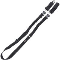 Tac Six 8911 Citadel Single & Double Point Sling Black Webbing 50" OAL Single to Two Point MSR