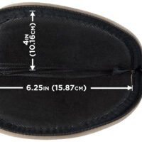 Allen 728 Pistol Case 8" Long Green Earth Tone Holds Handgun Endura