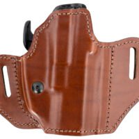 Bianchi 32831 Allusion Assent Pro-Fit OWB Size 13b Tan Leather Belt Slide Compatible w/FN FNS/Ruger Security-9/Glock 1919X/23/45 Fits 4" Barrel Belt Up to 1.50" Wide Right Hand