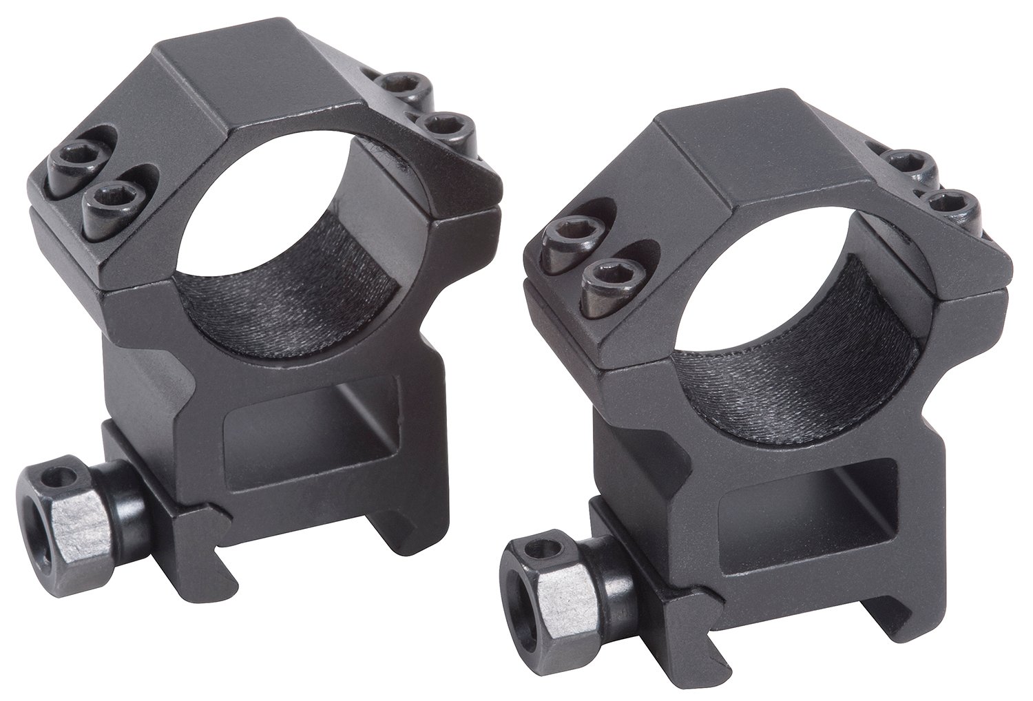 Traditions A764H Tactical Rings 30mm High Weaver Mount Matte Black