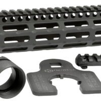 Midwest Industries MIG4M12625 Tactical G4M Handguard AR-15 Black Hardcoat Anodized Black 12.6" 6061-T6 Aluminum M-LOK