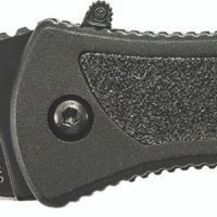 Smith & Wesson Knives SWATMBCP S.W.A.T. 3.20" Folding Plain Black 4034 SS Blade Black Aluminum Handle Includes Pocket Clip
