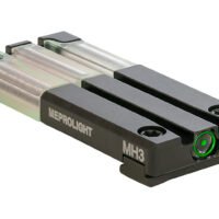 Meprolight USA 631053108 FT Bullseye Rear Sight Green Tritium/Fiber Optic Glock MOS