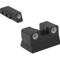 Meprolight USA 106623101 Tru-Dot  Green Tritium White Outline Front Sight-Green Tritium White Outline Rear Sight Beretta M9/M92