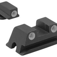 Meprolight USA 188023101 Tru-Dot Green Tritium White Outline Front Sight-Green Tritium White Outline Rear Sight Walther Arms PPS/PPX/Creed