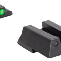 Meprolight USA 415453111 Hyper-Bright Green Tritium Green Outline Front Sight-Green Tritium Black Outline Rear Sight HK VP9/HK45/HK45C