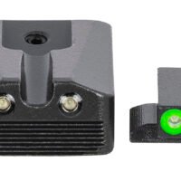 Meprolight USA 412213111 Hyper-Bright Green Tritium Green Outline Front Sight-Green Tritium Black Outline Rear Sight Kimber 1911 WEDGE