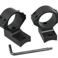Talley 948749 Scope Mount/Ring Combo  Black Anodized Aluminum 1" Tube Kimber 84M Medium Rings 0 MOA