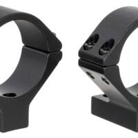Talley 730759 Scope Mount/Ring Combo  Black Anodized Aluminum 30mm Tube Tikka T1/T1X Low Rings 0 MOA