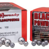 Hornady 6020 Black Powder Lead Balls 36 Cal .375 100 Per Box/40 Case