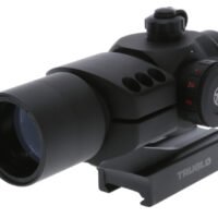 TruGlo TG-TG8230RB Triton Black Anodized 1x 30mm 3 MOA Illuminated Tri-Color Center Dot Reticle