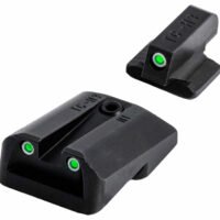 TruGlo TGTG231N4 Tritium Black | Green Tritium Front Sight Green Tritium Rear Sight