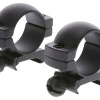 TruGlo TGTG8960B1 Lightweight Scope Rings  Matte Black 1" Medium