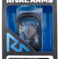 Rival Arms RARA70G121A Two Piece Magwell  Compatible w/Gen5  Glock 17/22/34/35, Black Anodized Aluminum