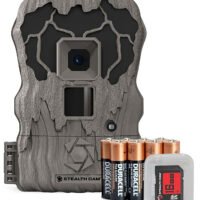 Stealth Cam STCQV18K QV18 Combo Brown 18MP Image Resolution, Low Glow Flash, Up to 32GB SD Card Memory, Features Integrated Python Provision Lock Latch