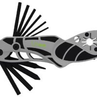 HME HMEATWRBH 14-In-1 Archery Black/Gray Metal Folding