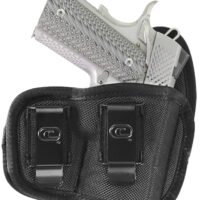 Crossfire Shooting Gear CRFVIGRSA1M1R The Vigor  IWB Size 01 Black Ballistic Nylon Double Belt Clip Fits Micro Fits 1-1.50" Barrel Right Hand