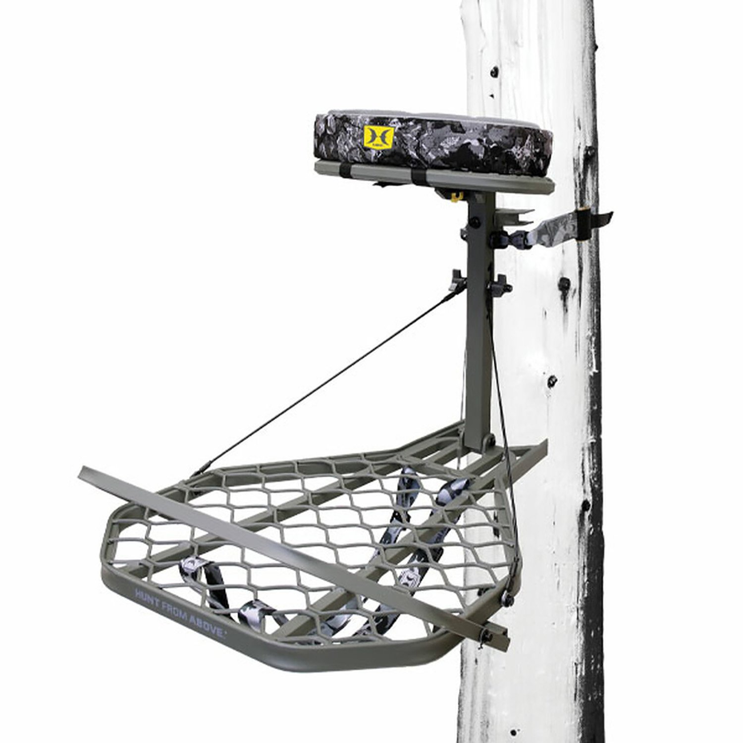 Hawk HWKHF2025 Helium Pro Hang-On Gray Powder-Coating Aluminum 24" W x 30" D