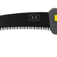 Hawk HWKPBSAW Pruning Fixed High Carbon Steel Aluminum 11", Black Titanium Nitride Finish, TPR Grip