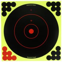 Birchwood Casey TDSNC1225PK Target Dispenser  Adhesive Paper 12" Bullseye Includes Pasters 25 Per Pack