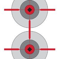 Birchwood Casey 37031 EZE-Scorer Bullseye Paper Target 23" x 35" 100 Per Pkg