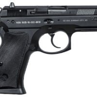 CZ-USA 91199 P-01  Compact Frame 9mm Luger 15+1 3.75" Black Steel Barrel, Black Steel Serrated Slide, Black Polycoat Aluminum Frame w/Beavertail, Black Rubber Grip, Right Hand