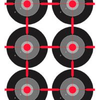 Birchwood Casey 35703 Dirty Bird  Bullseye Tagboard Target 12" x 18" 100 Per Pkg