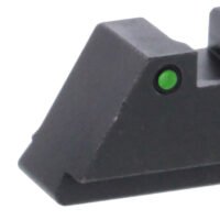 AmeriGlo GL152 Optic Compatible Sight Set for Glock XL Tall Green Tritium White Outline Front Sight-Green Tritium Black Outline Rear Sight