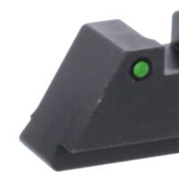 AmeriGlo GL252 Optic Compatible Sight Set for Glock XL Tall Green Tritium LumiGreen Outline Front Sight-Green Tritium Black Outline Rear Sight
