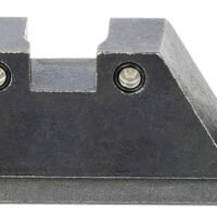 AmeriGlo GL813 Optic Compatible Sight Set for Glock  XL Tall Green Tritium Black Outline Front Sight-Green Tritium Black Outline Rear Sight