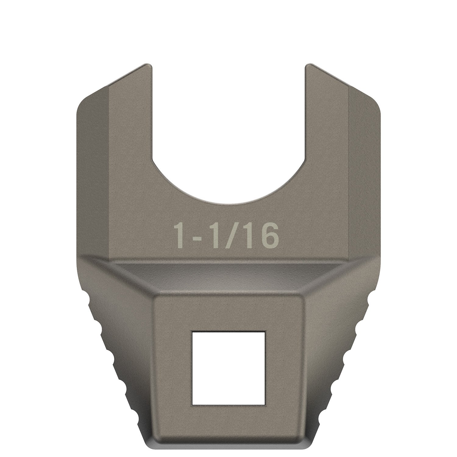 Real Avid AVMF1116BNW Master -Fit Barrell Nut Wrench 1 1/16" Titanium Titanium/Stainless Steel AR-Platform Free-Float Handle