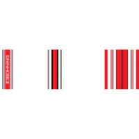 Bohning Arrow Wraps Crested Red 7 in. Standard 13 pk.