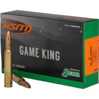 HSM Game King Rifle Ammunition 30-06 SPGF Sierra Spitzer BT 150 gr. 20 rd.